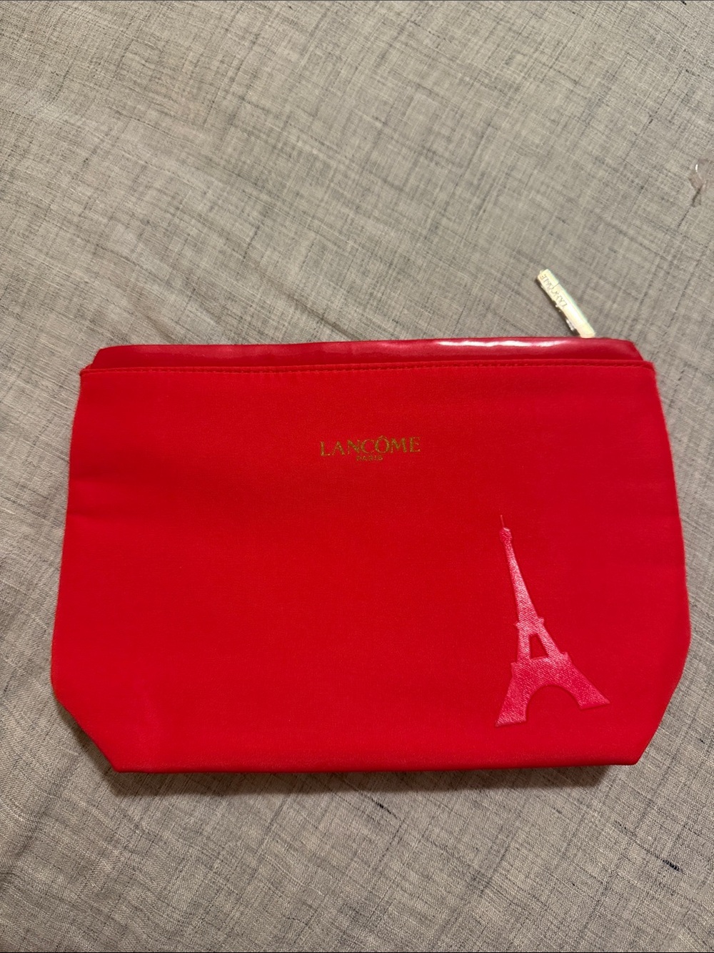 Lancôme Red Cosmetic Pouch - NEW